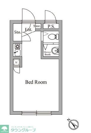 サンパレス中野坂上の物件間取画像